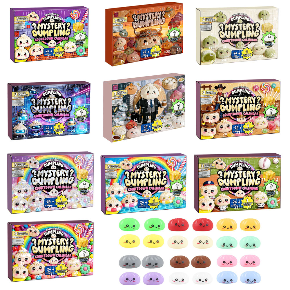 Mystery Box Blind Bag - Kalendarz Adwentowy Niespodzianka Dumpling Blind Box