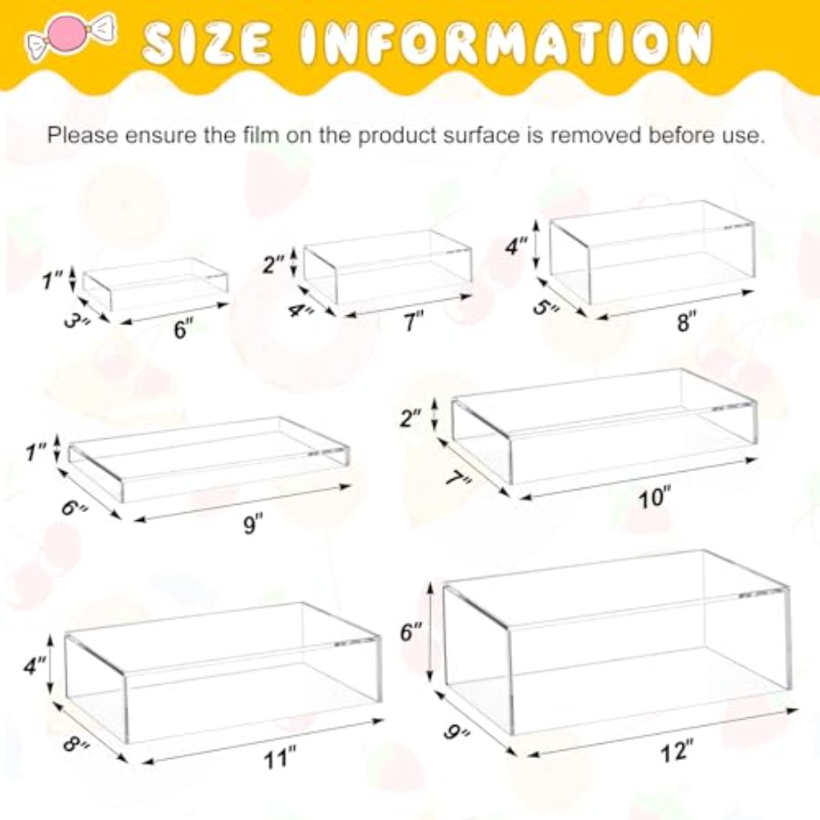 Zestaw podstawek do stołu dese – Display Risers Set recenzja i cena
