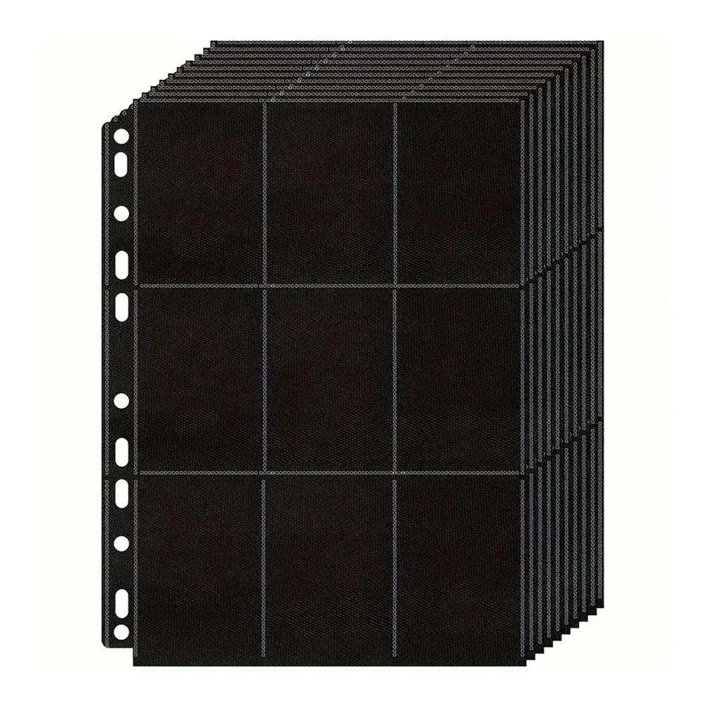 10 sztuk czarnych 9-kieszeniow – Trading Card Binder recenzja i cena